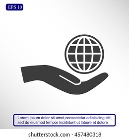 Global vector icon