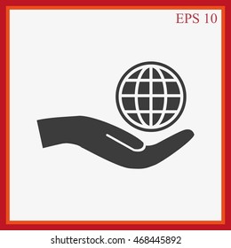 Global vector icon