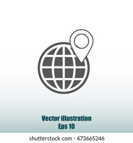 Global vector icon