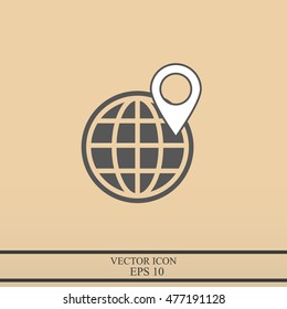 Global vector icon