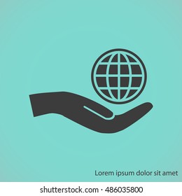 Global vector icon