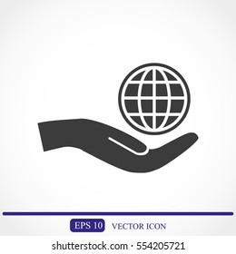 Global vector icon