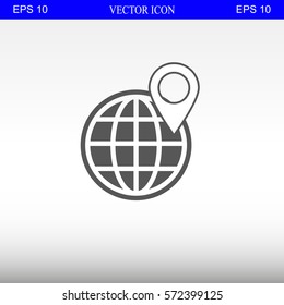 Global vector icon
