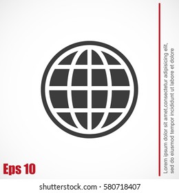 Global vector icon