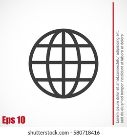Global vector icon