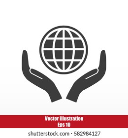 Global vector icon