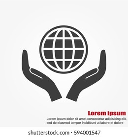 Global vector icon
