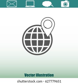 Global vector icon