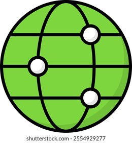 Global Vector Icon Design Symbol