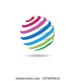 Global vector icon illustration design