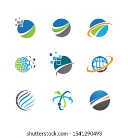 Global vector icon illustration design