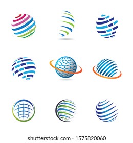 Global vector icon illustration design