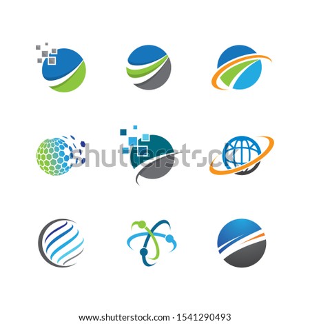 Global vector icon illustration design