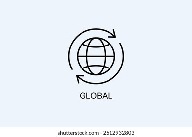 Global Vector Icon Or Logo Illustration