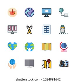 global vector icon set