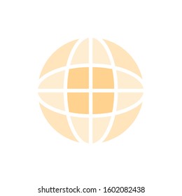 Global vector icon set, globe Logo set, Web Logo vector. website, homepage icon set, Vector Illustration. 