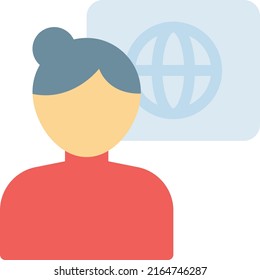 global   Vector illustration on a transparent background. Premium quality symmbols. Line Color vector icons for concept and graphic design.