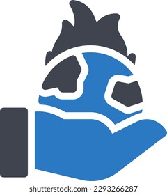 ilustración de vector global en un fondo transparente. Símbolos de calidad superior. Iconos vectoriales de glifos para diseño de conceptos y gráficos.