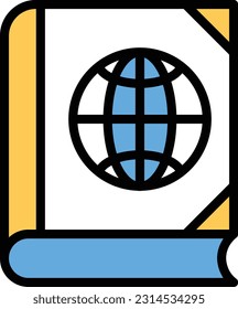 global  Vector illustration on a transparent background. Premium quality symmbols. Line Color vector icons for concept and graphic design.