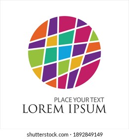 plantilla de diseño de ilustración de logotipo de vector global