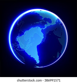 Global warming abstract vector