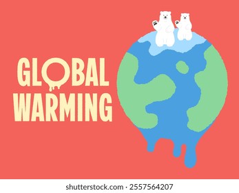 global warming climate change warning awareness melting planet globe