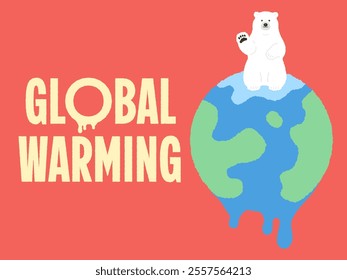 global warming climate change warning awareness melting planet globe