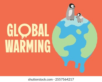 global warming climate change warning awareness melting planet globe