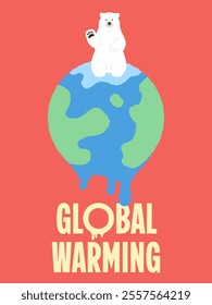 global warming climate change warning awareness melting planet globe