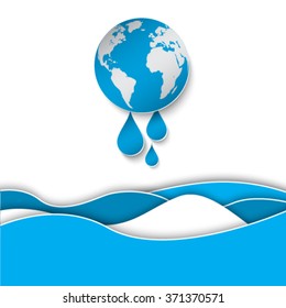 Global warming concept