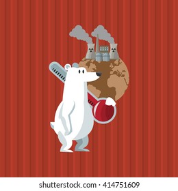 Global warming design. Environment icon.ecology concept