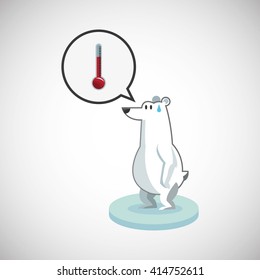 Global warming design. Environment icon.ecology concept