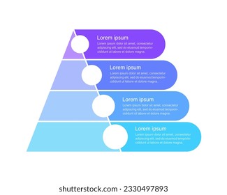 Global warming economic impact infographic chart design template. Abstract vector infochart with blank copy spaces. Instructional graphics with 4 step sequence. Visual data presentation
