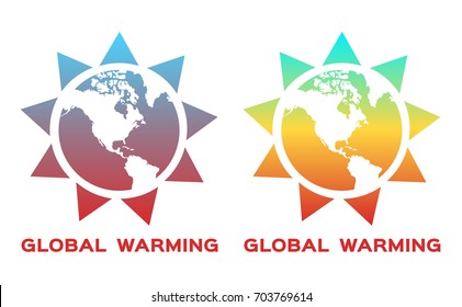global warming icon