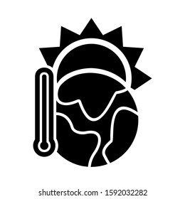 global warming icon isolated sign symbol vector illustration - high quality black style vector icons
