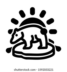 global warming icon isolated sign symbol vector illustration - high quality black style vector icons
