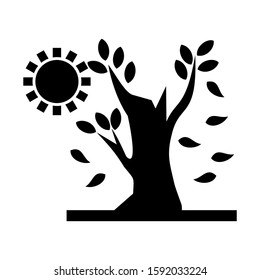 global warming icon isolated sign symbol vector illustration - high quality black style vector icons
