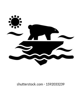 global warming icon isolated sign symbol vector illustration - high quality black style vector icons
