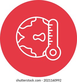 Global Warming icon vector image. Can also be used for web apps, mobile apps and print media.