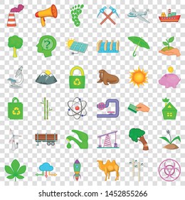 Global warming icons set. Cartoon style of 36 global warming vector icons for web for any design