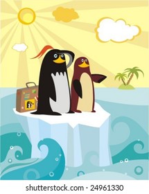 global warming illustration