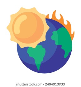 global warming illustration illustration isolated