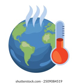 El calentamiento global aumenta la temperatura aislada