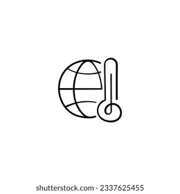 Design des Motivs für die globale Erwärmung