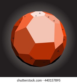  global warming low polygon vector for graphic design