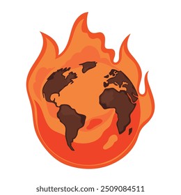 global warming record temperatures isolated