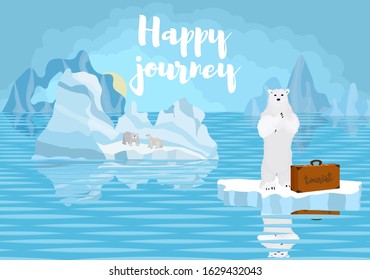 global warming save animals. polar bears are in danger