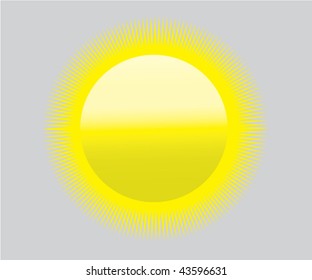 global warming sun icon symbol - heat drought