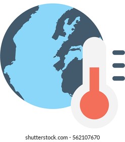 Global Warming Vector Icon