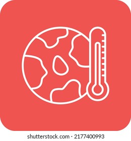 Global Warming vector icon. Can be used for printing, mobile and web applications.